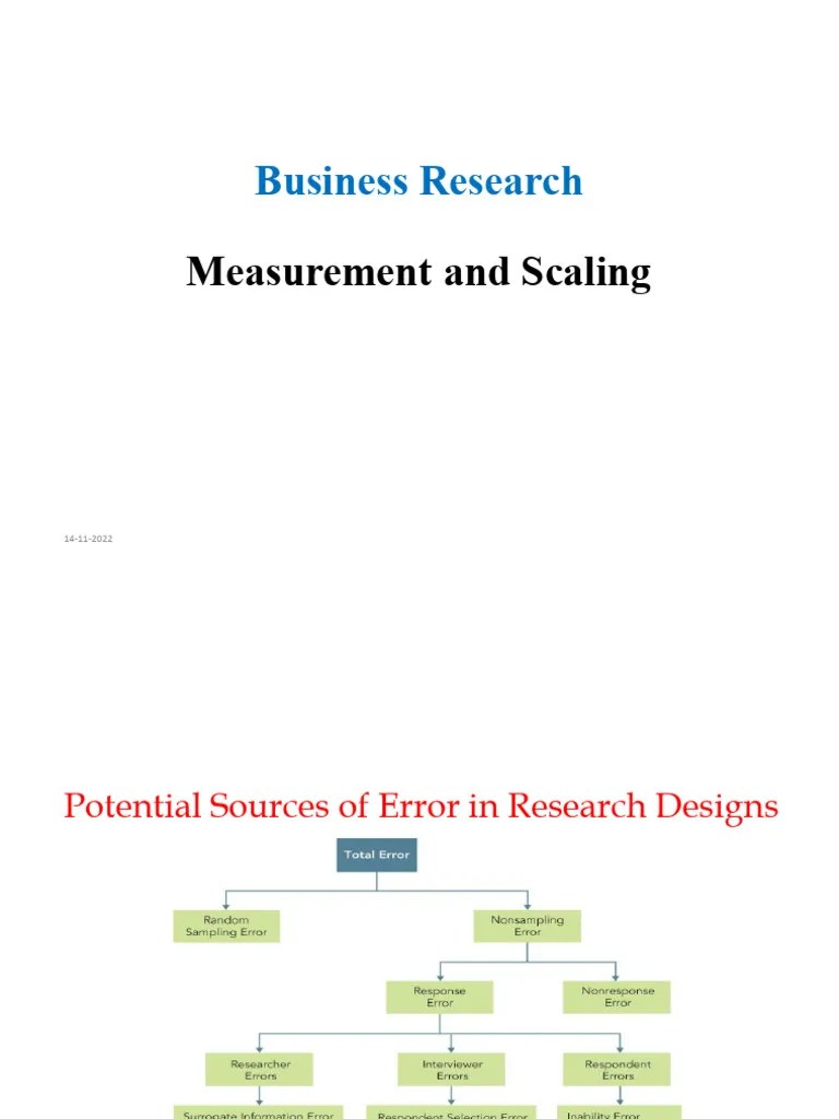 Measurement And Scaling | PDF | Level Of Measurement | Survey Methodology