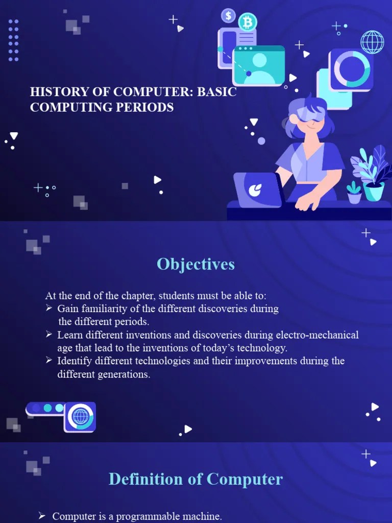 Week 3 - History Of Computer - Basic Computing Periods | PDF ...
