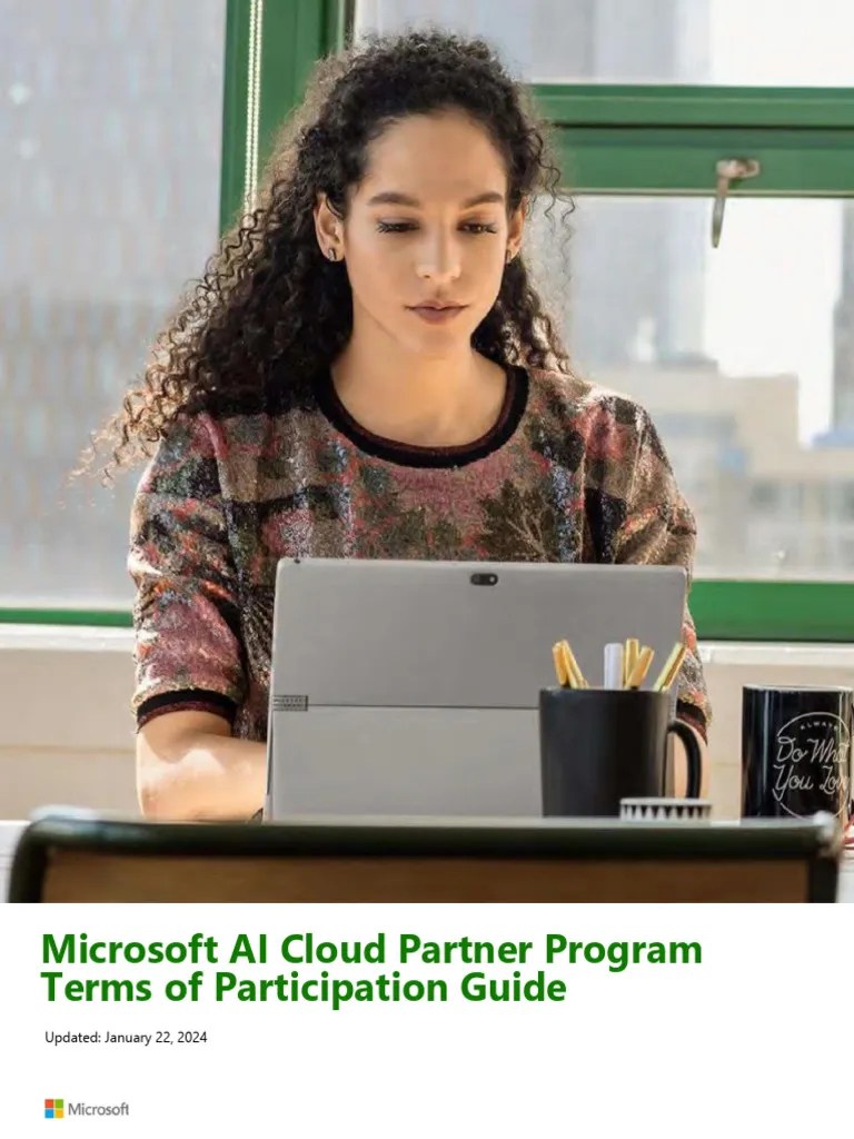 Microsoft AI Cloud Partner Program Terms Of Participation Guide ...