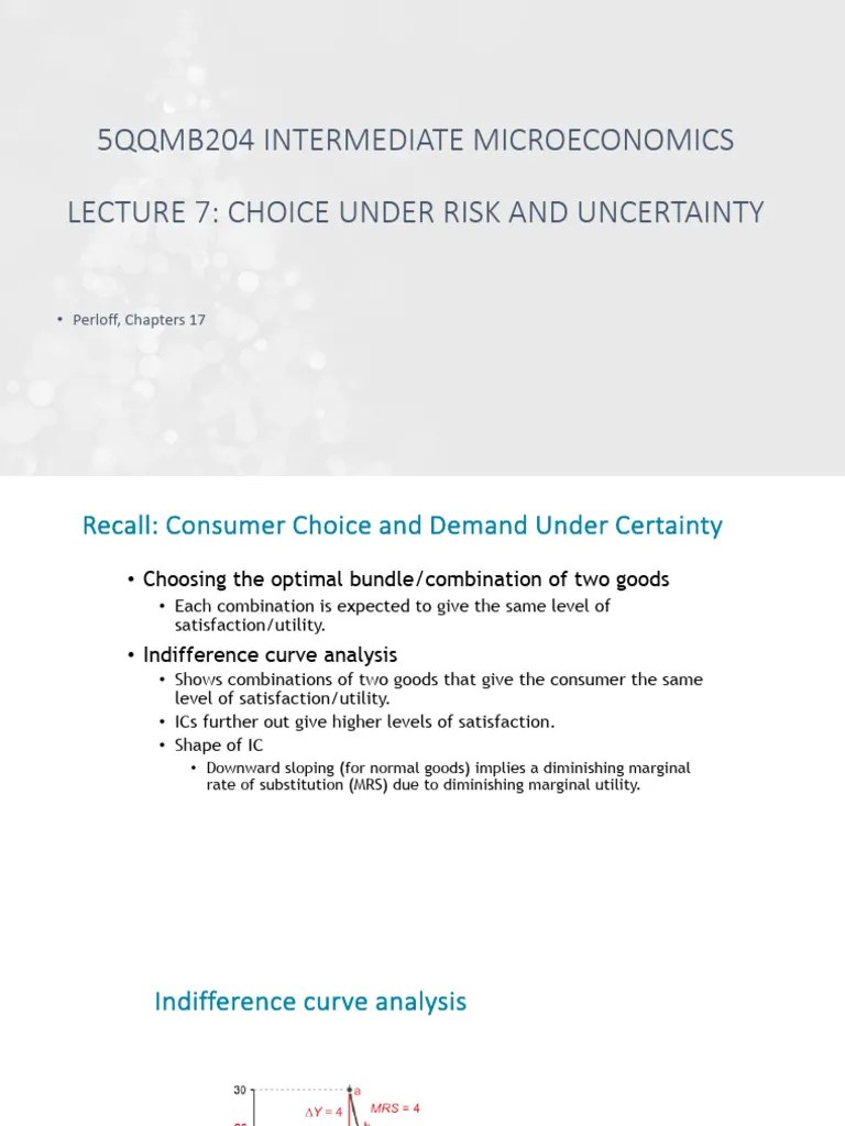 Choice Under Risk And Uncertainty | PDF | Risk Aversion | Risk
