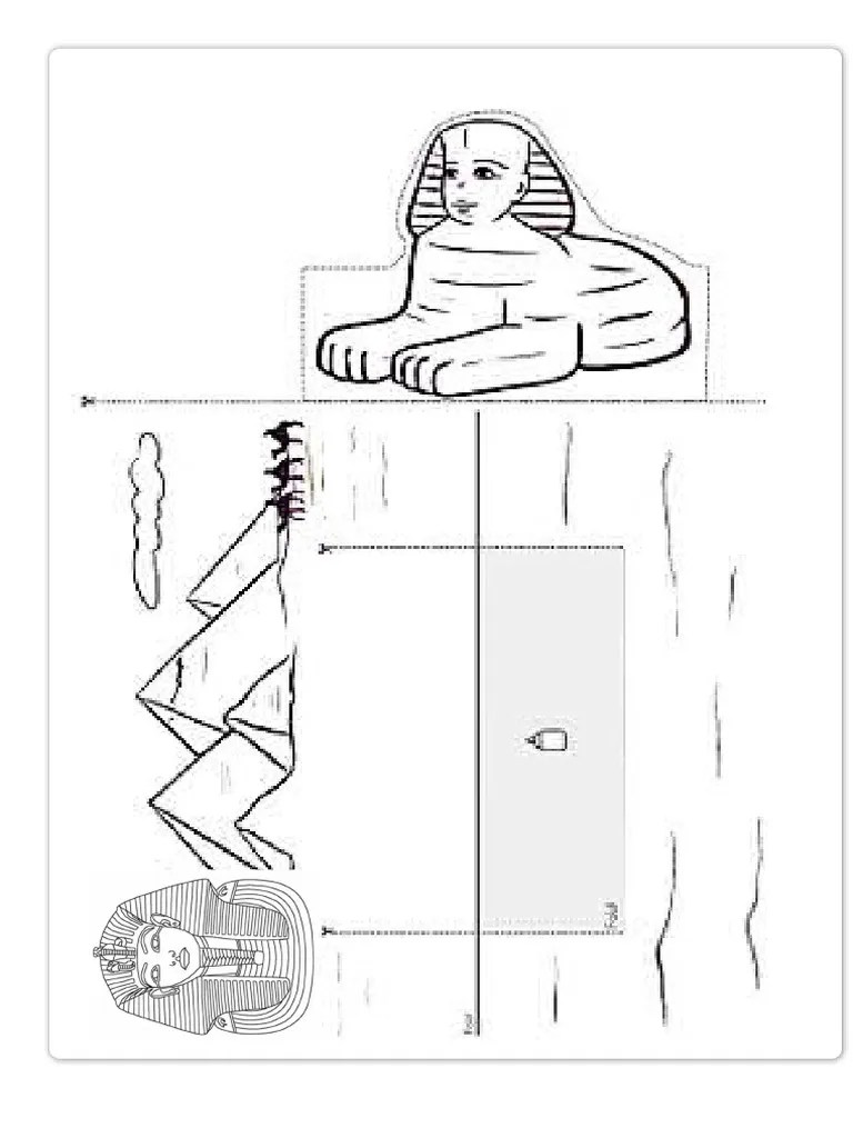 Atividade Sobre Arte Egípcia - 3D | PDF