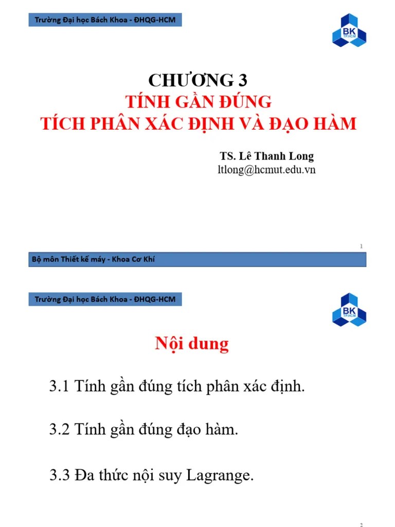 Phuong-Phap-So - Le-Thanh-Long - Chuong-3 - Tinh-Gan-Dung-Tich-Phan-Xac-Dinh-Va-Dao-Ham ...