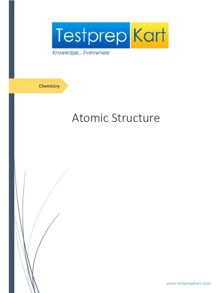 02 Chemistry Atomic Structure | PDF | Atoms | Electron