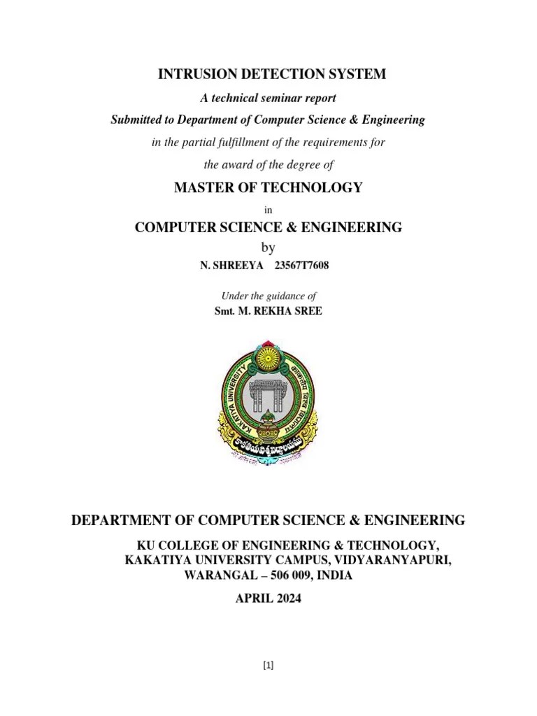 IDS Merged | PDF | Security | Computer Security