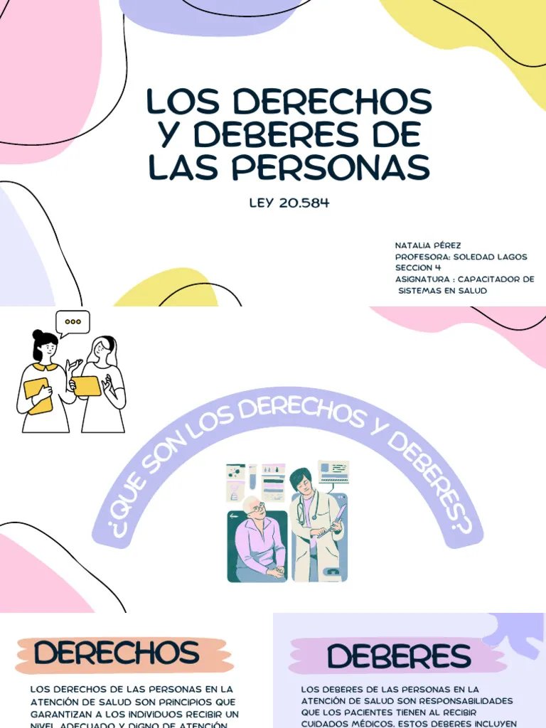 Deberes y derechos en salud  PDF  Historial mdico  Justicia.