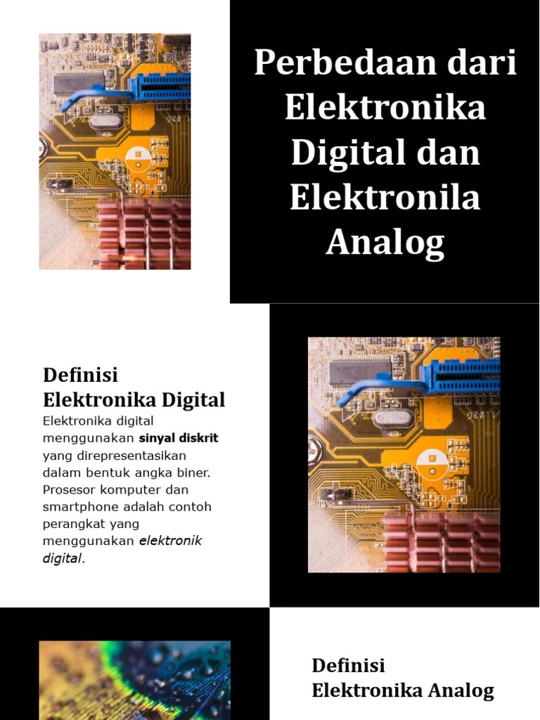 Perbedaan Elektronika Digital Dan Analog | PDF