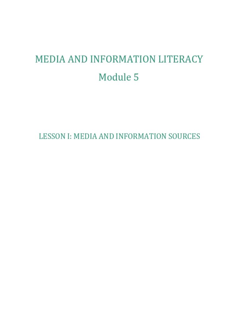 Module 5 4th Grading | PDF | Information | Accuracy And Precision