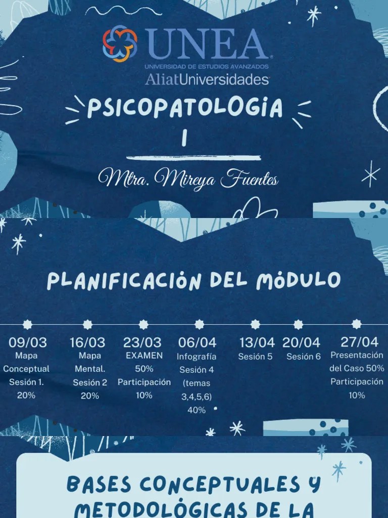 Sesion 1 Psicopatologia | PDF | Trastorno Mental | Psicopatología