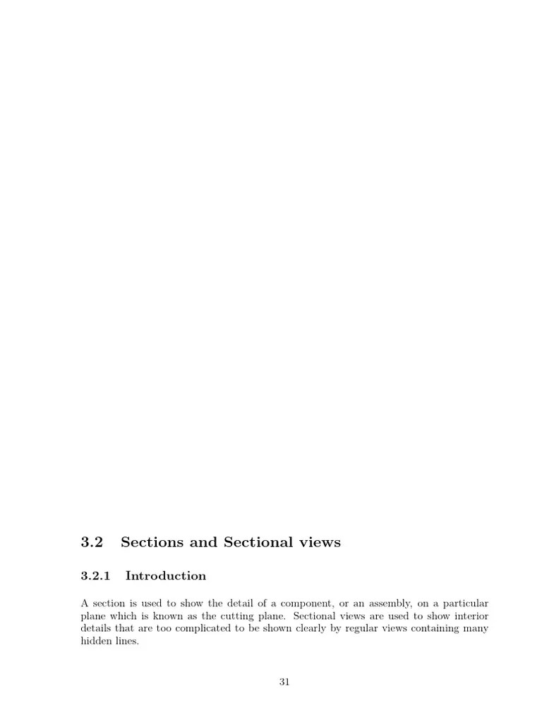 Sectional Views Pdf Geometry
