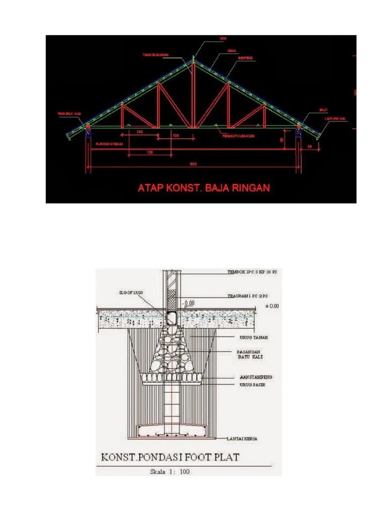 STRUKTUR BANGUNAN 2 LANTAI | PDF