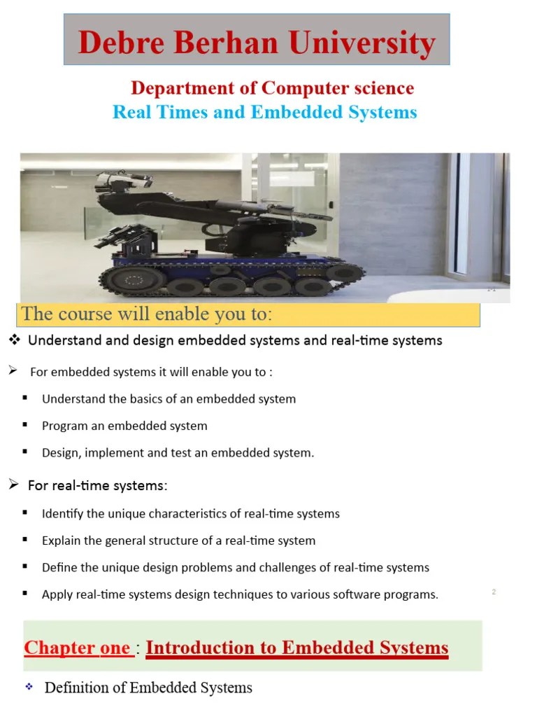 Chapter One | Download Free PDF | Embedded System | Microcontroller