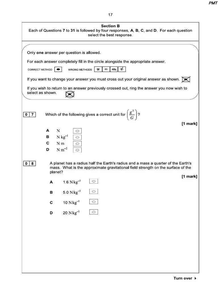 All Mcqs Aqa A-Level Physics Paper 2 1 | PDF