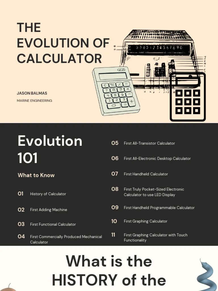 Evolution Of Calculator | Download Free PDF | Calculator | Computer Science