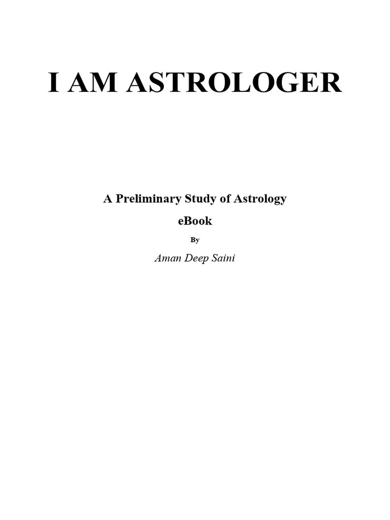 Basics Of Astrology | PDF | Planets In Astrology | Zodiac