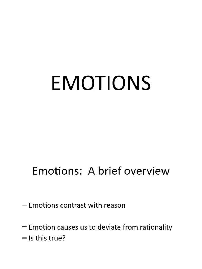 Emotion Lecture 16 | PDF | Emotions | Disgust