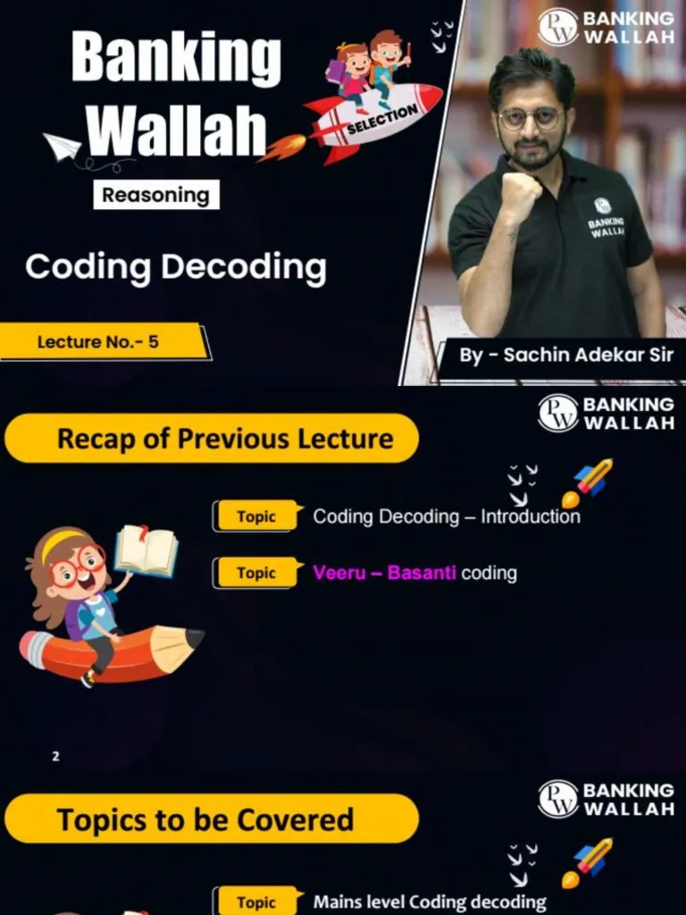 Coding Decoding 05 _ Class Notes | PDF