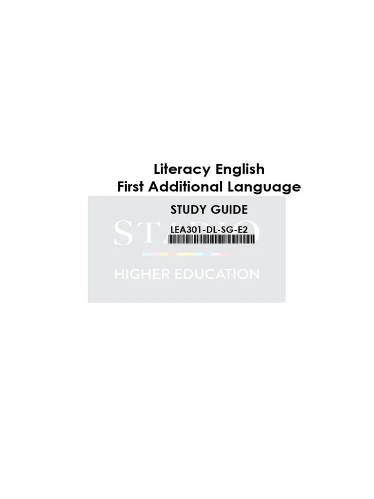 Literacy Eng Fal (Lea301-Dl-sg-e2) WM | PDF | Curriculum | Phonics