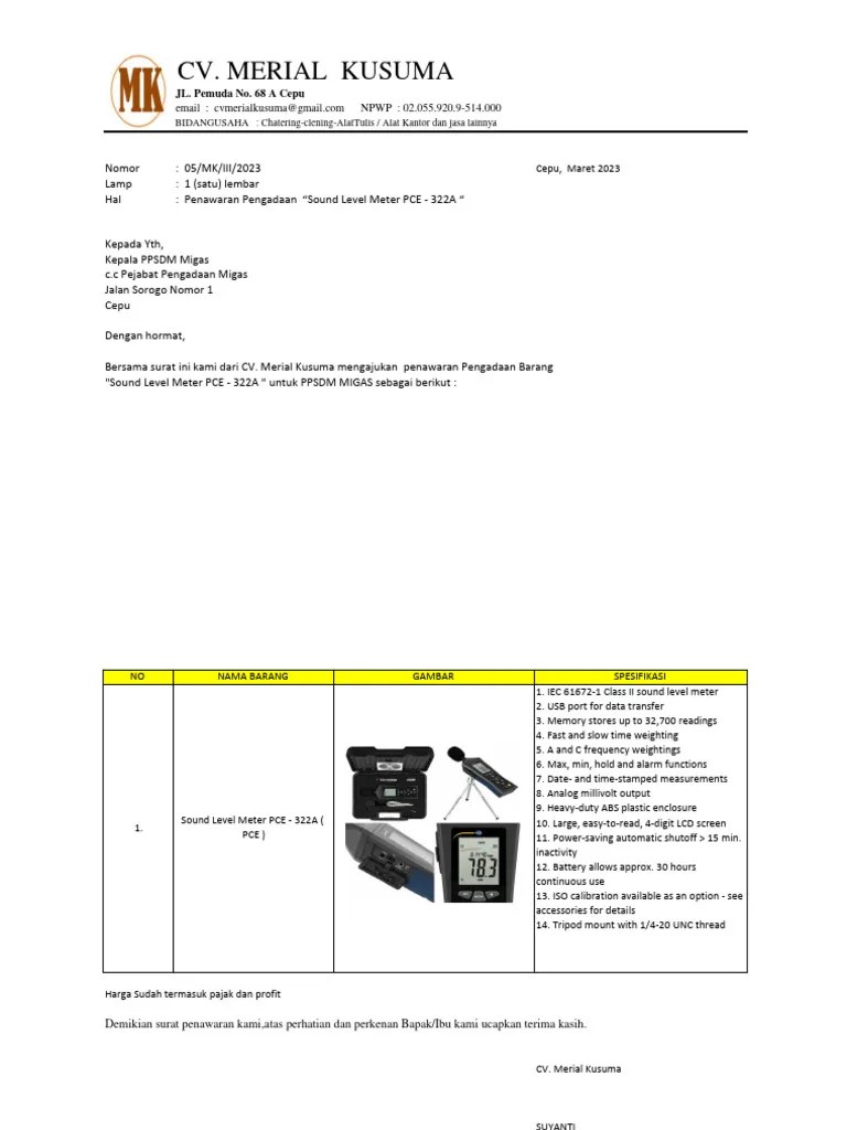 Sound Level Meter PCE - 322A ( PCE ) | PDF