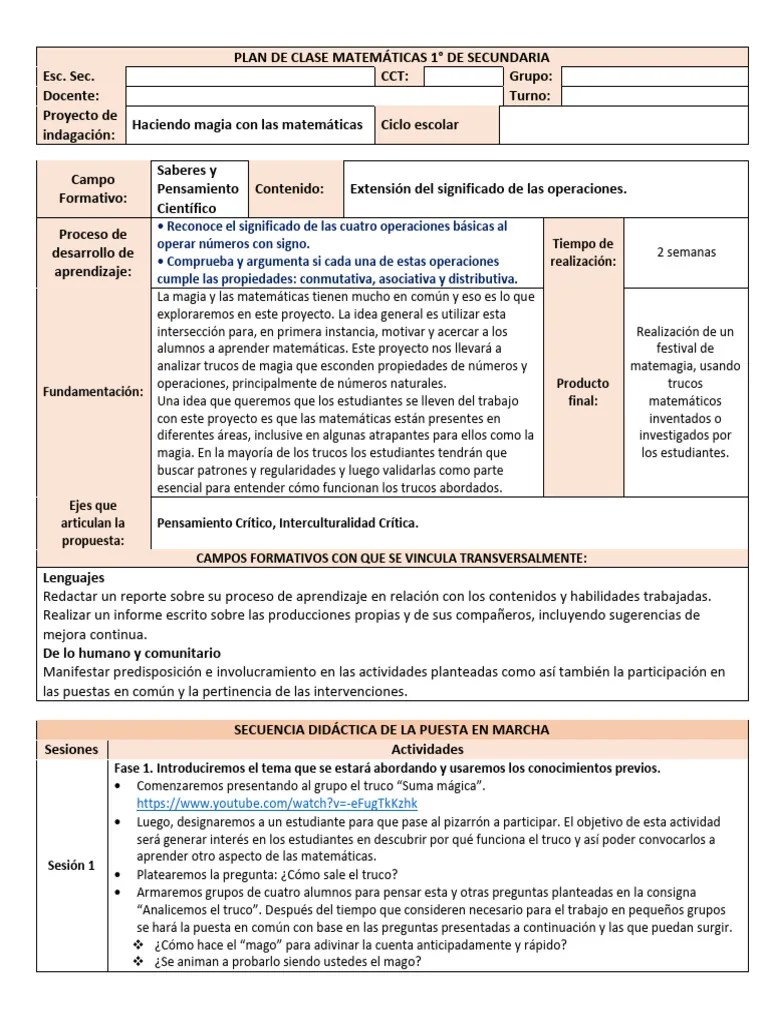Proyecto Matematicas 1 | PDF | Matemáticas | Aprendizaje