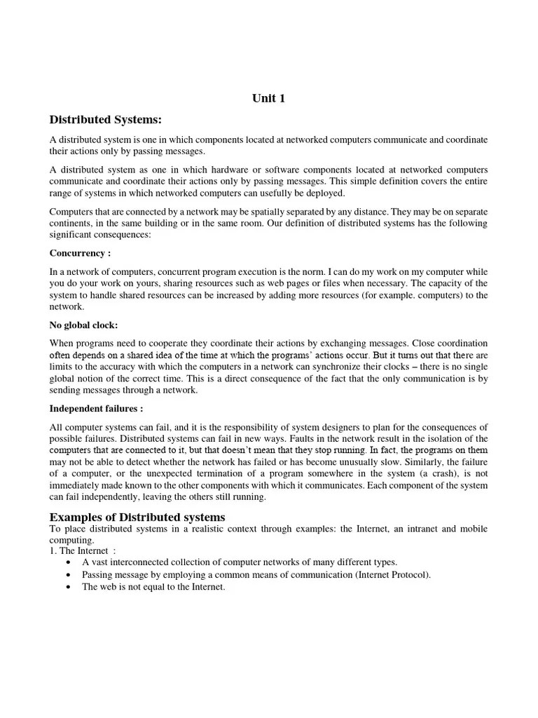 Cluster Computing (Unit 1-5) | PDF | Computer Cluster | Peer To Peer