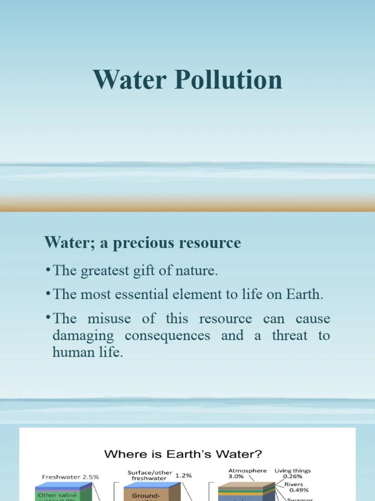 Water Pollution | PDF | Eutrophication | Water Pollution