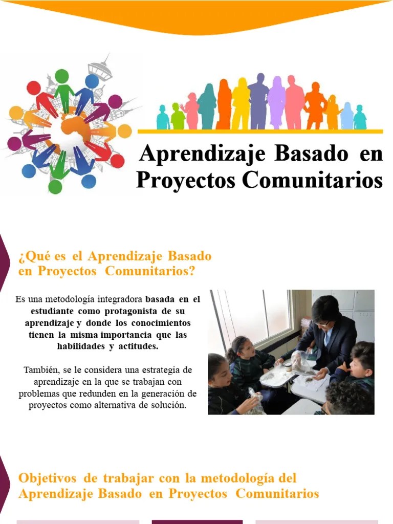 12.-Aprendizaje-basado-en-proyectos-comunitarios | PDF | Aprendizaje | Aprendizaje En Base A ...