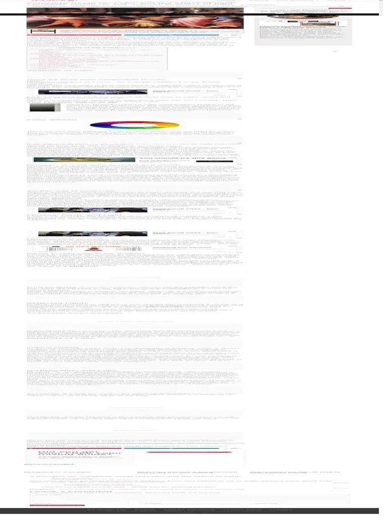 Complete Guide On Color And The Effect Of Light | PDF