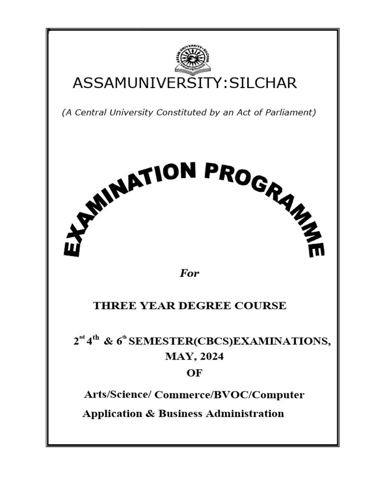 TDC - CBCS Even Semester Exams 2024 | PDF | Science | Economics