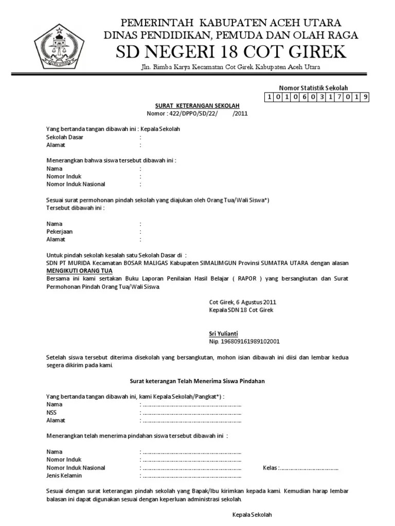 Surat Rekomendasi Dah Sekolah Fikri Pdf 
