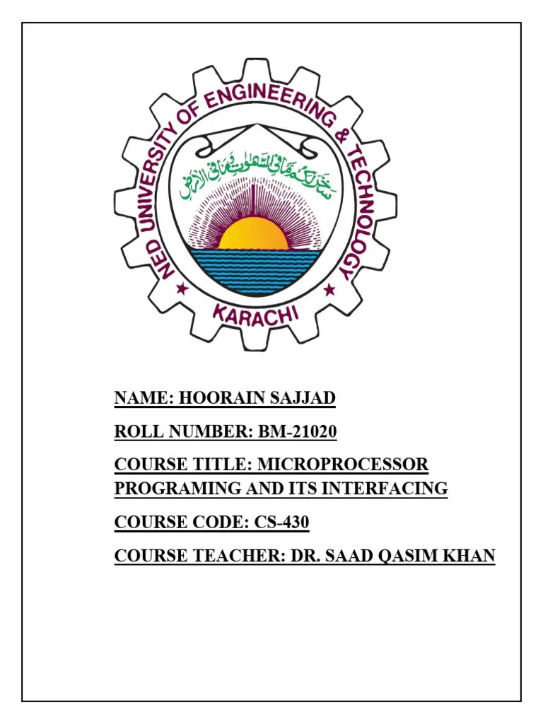 Mpi Assignment | PDF | Assembly Language | Computer Engineering