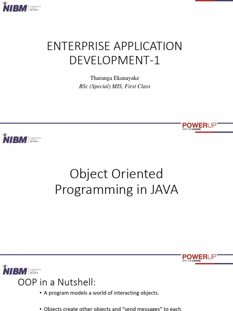 2 - Object Oriented Programming | PDF | Object Oriented Programming ...