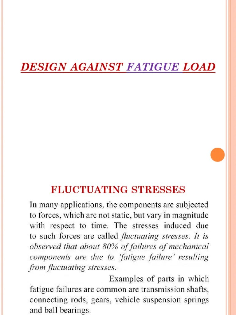 Fatigue Design | PDF | Fatigue (Material) | Reliability Engineering