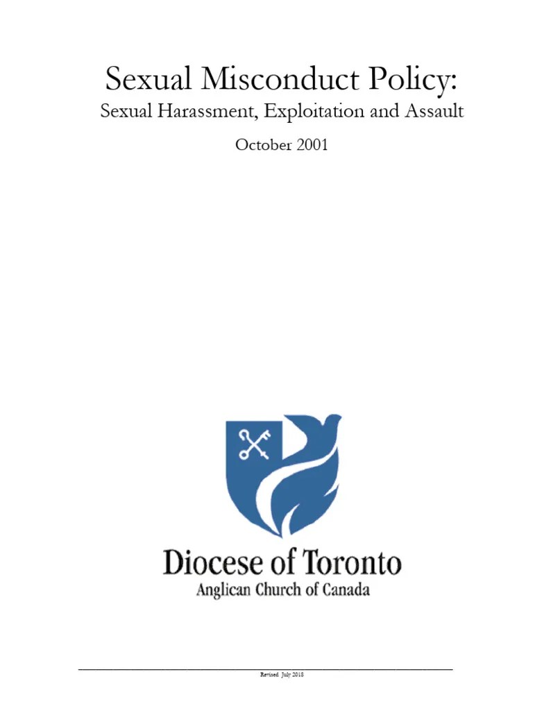 2018 Sexual Misconduct Policy & Procedures | PDF | Sexual Harassment ...
