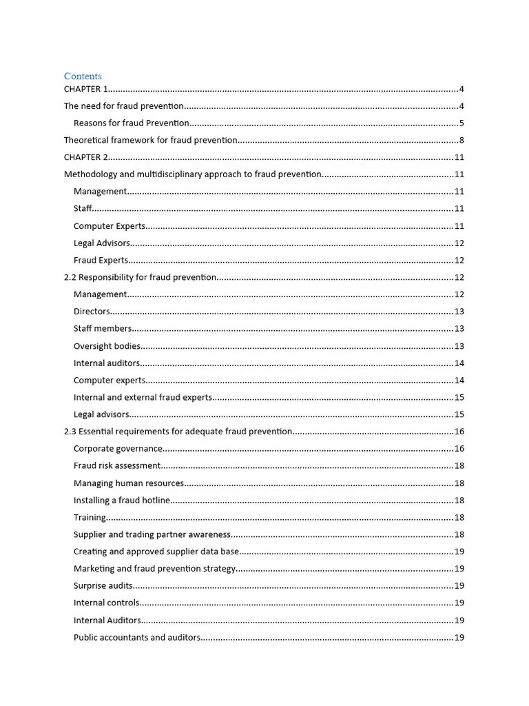 Fraud Prevention | PDF | Audit | Internal Audit