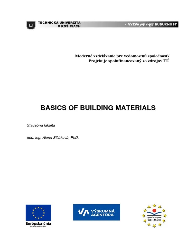 10 Basics Of Building Materials | PDF | Deformation (Engineering ...