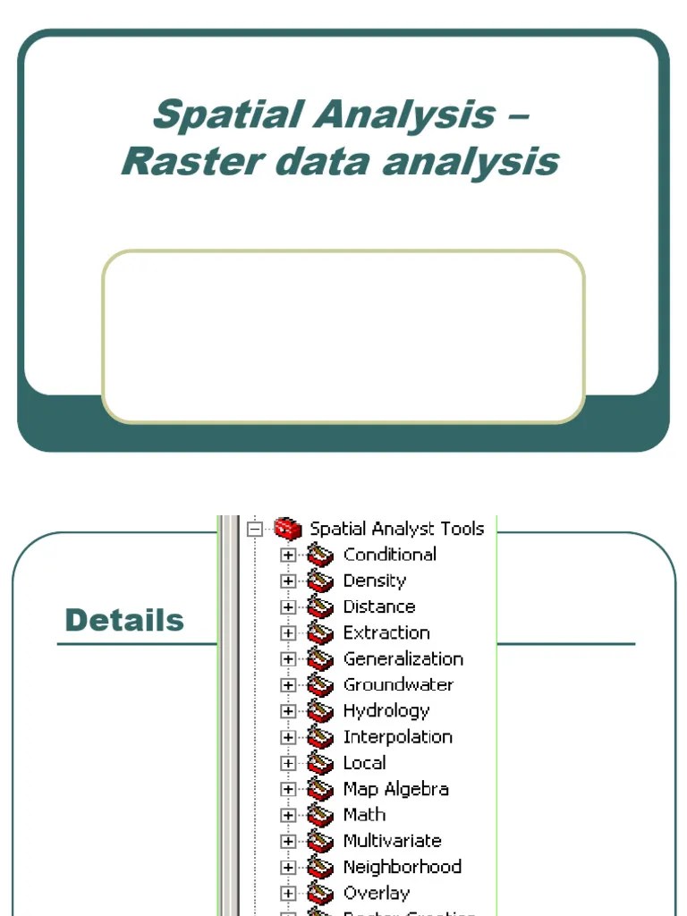 Raster Analysis | PDF | Spatial Analysis | Distance