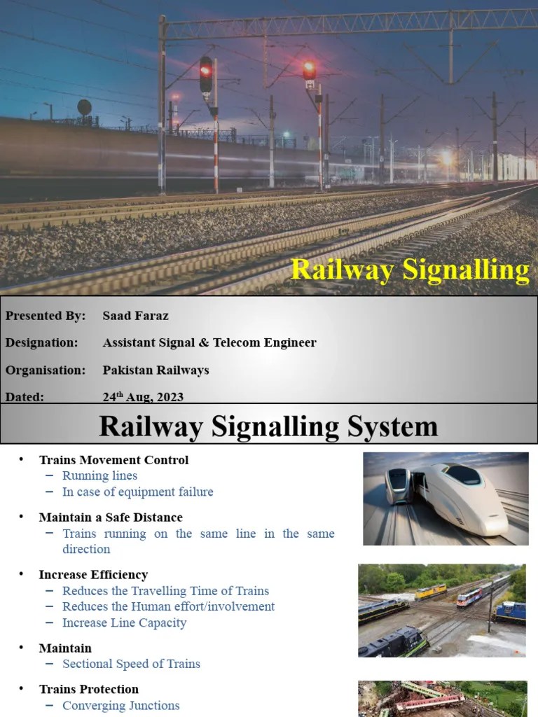 Railway Signalling System | PDF | Rail Infrastructure | Transport ...
