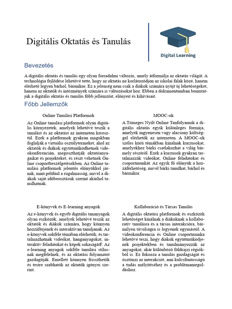 Digital Learning | PDF