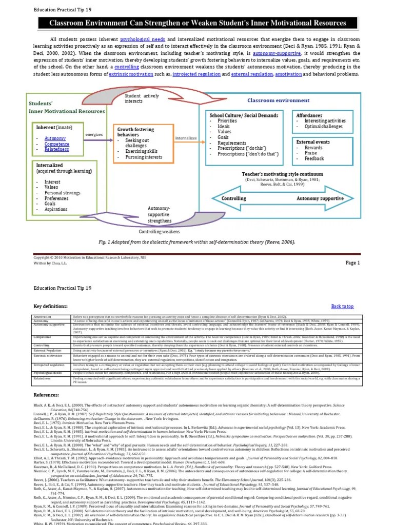 Classroom Environment | PDF | Motivational | Motivation
