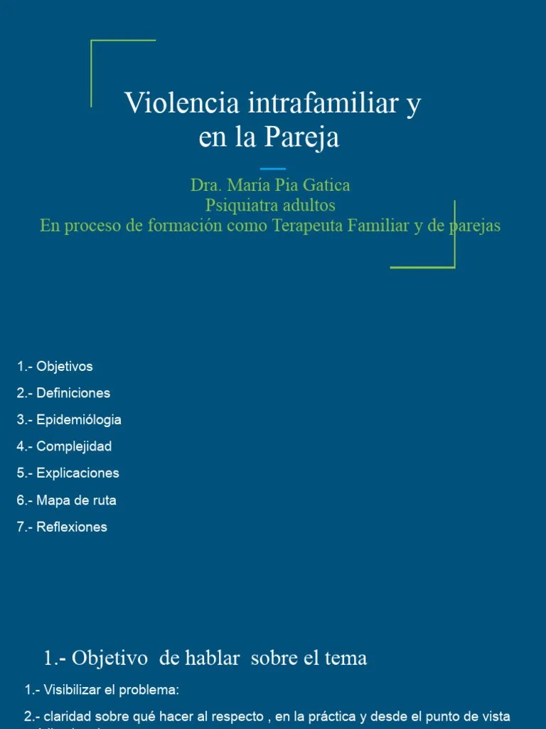 Violencia Intrafamiliar | PDF | Violencia | Violencia Doméstica