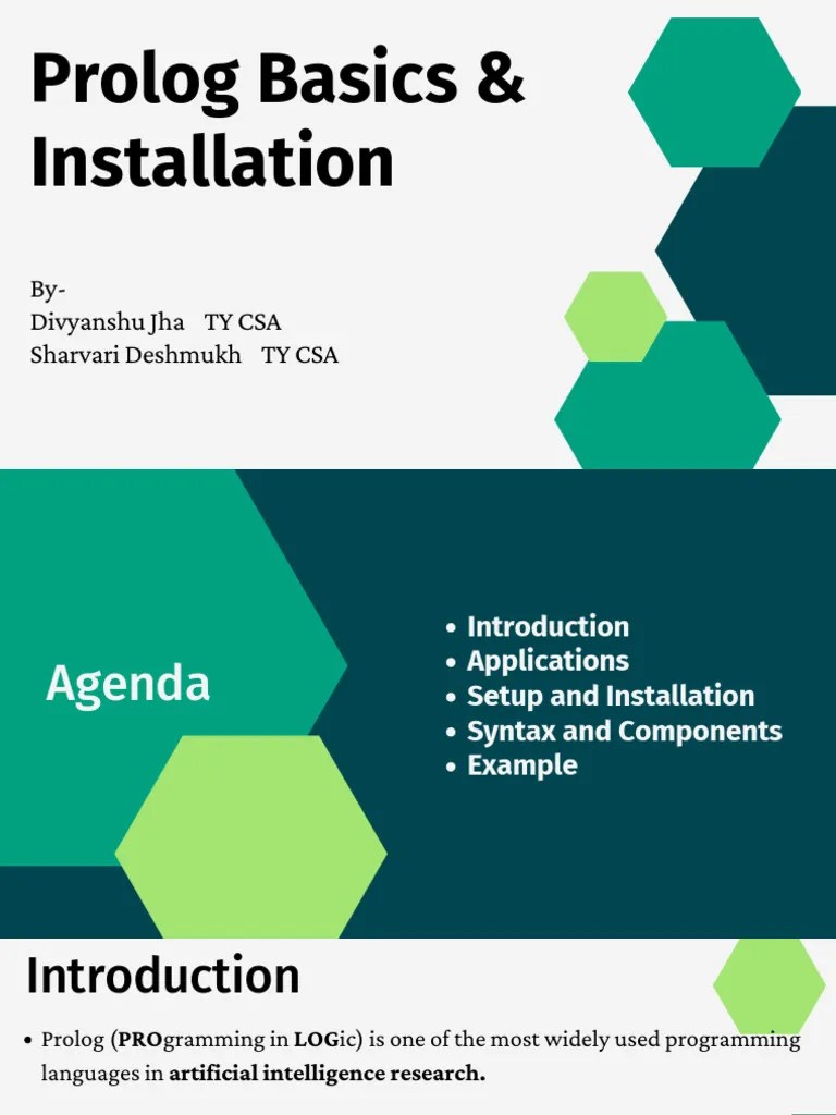 Prolog Basics And Installation | PDF | Mathematical Logic | Computer ...