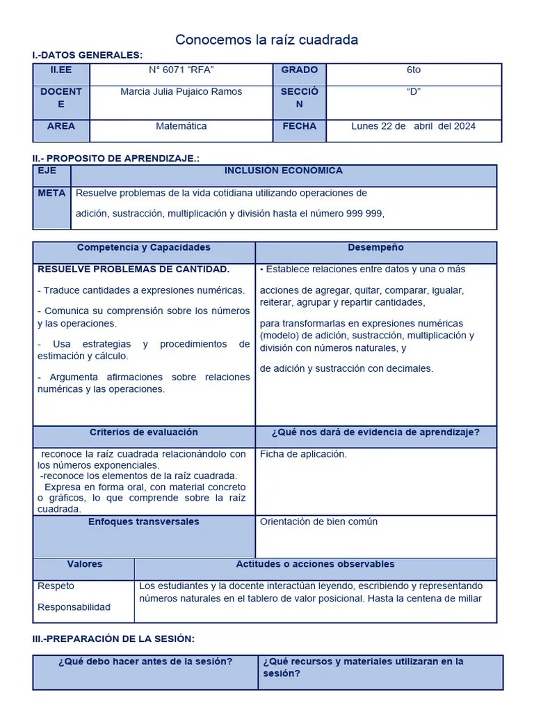 Conocemos La Raiz Cuadrada | PDF | Raíz Cuadrada | Ajedrez
