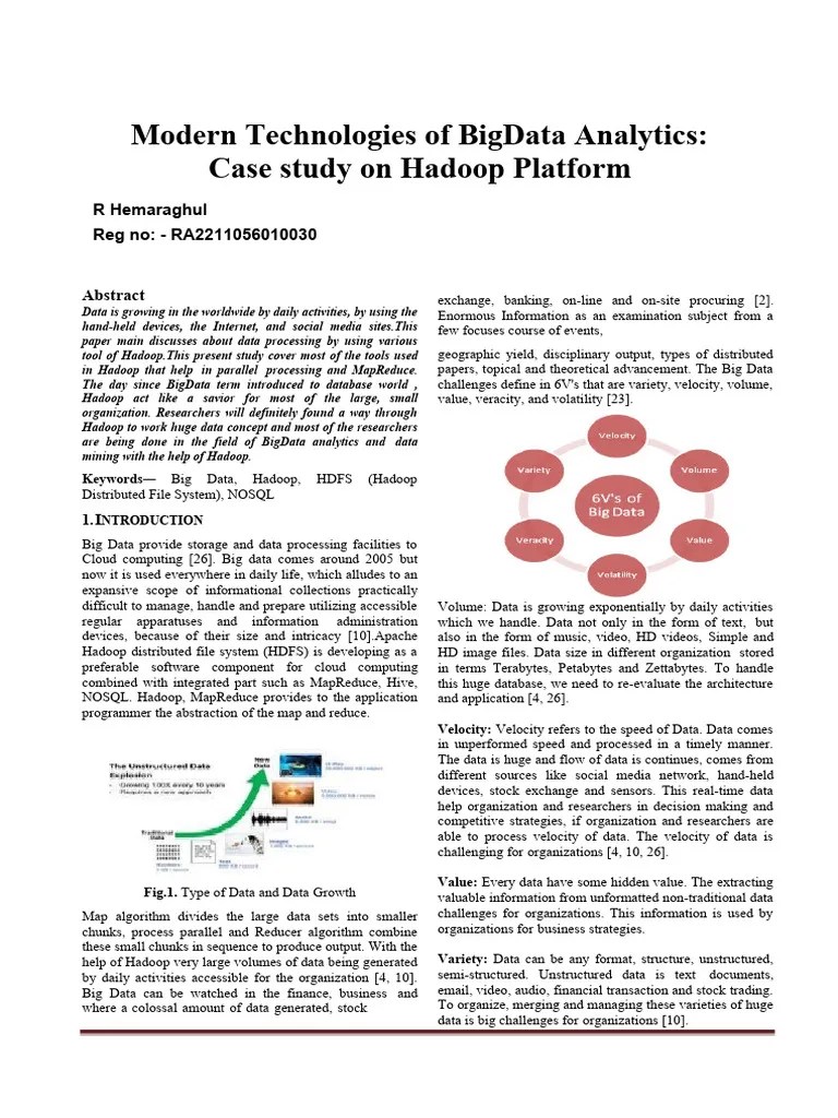 BD Case Study | PDF | Apache Hadoop | Big Data