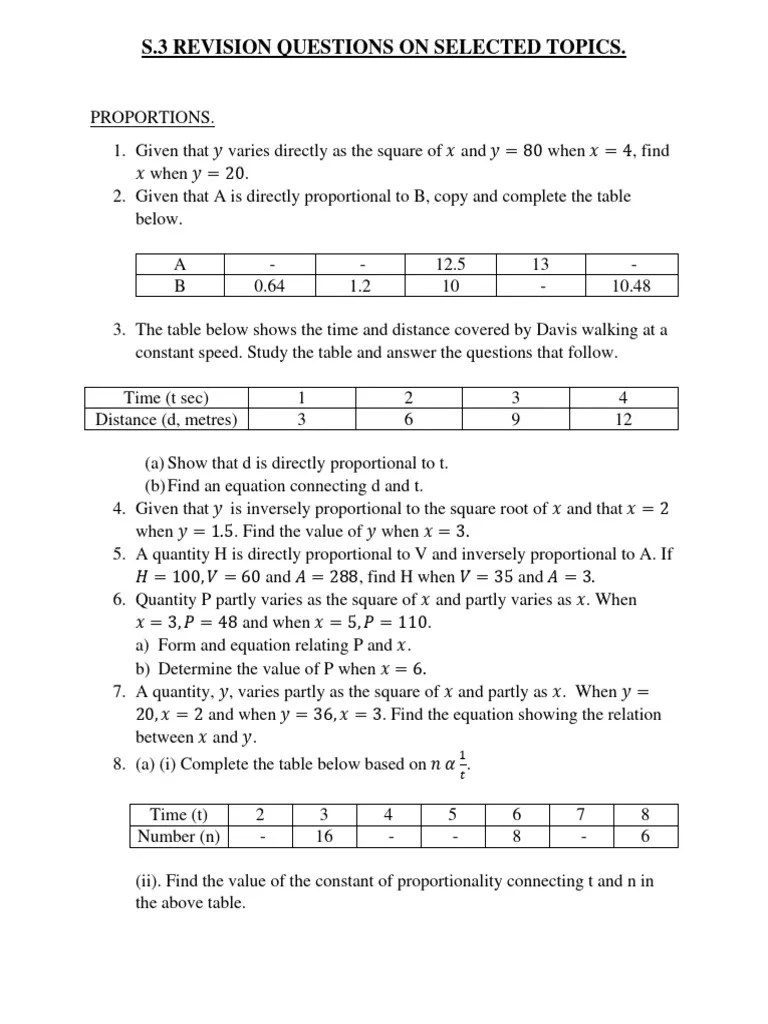 S.3 MATHEMATICS WORK | PDF | Discounting | Matrix (Mathematics)