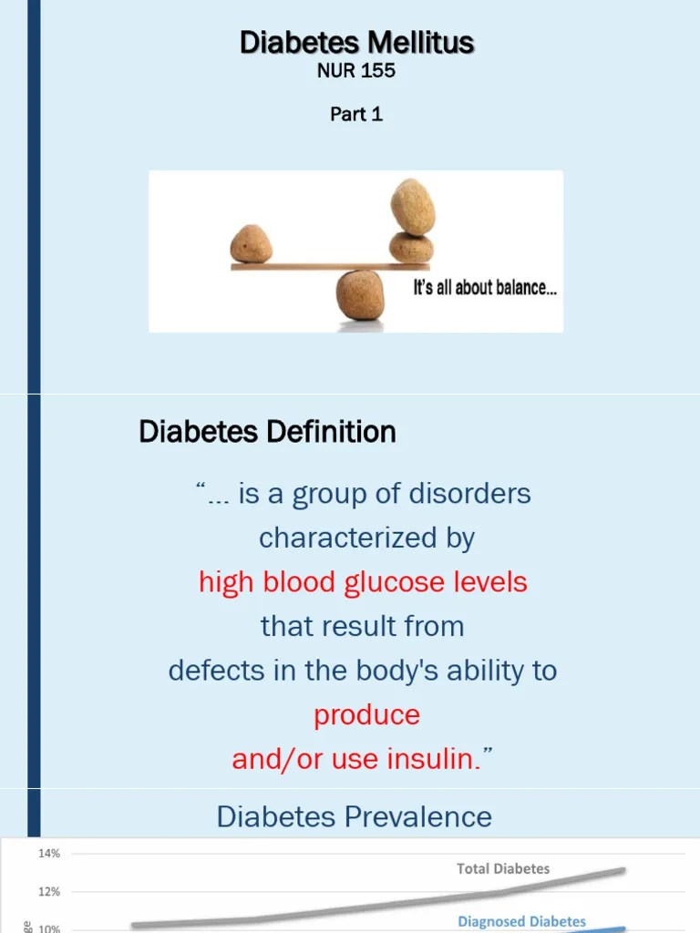Diabetes Mellitus Part 1 - Student | PDF | Diabetes | Hyperglycemia