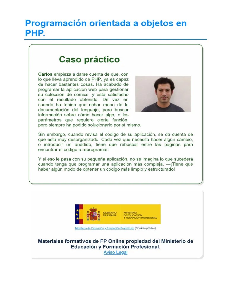 Tema 5 POO | PDF | Programación Orientada A Objetos | Objeto (informática)