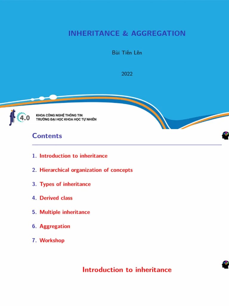 Lect03 CPP Inheritance | PDF | Class (Computer Programming ...