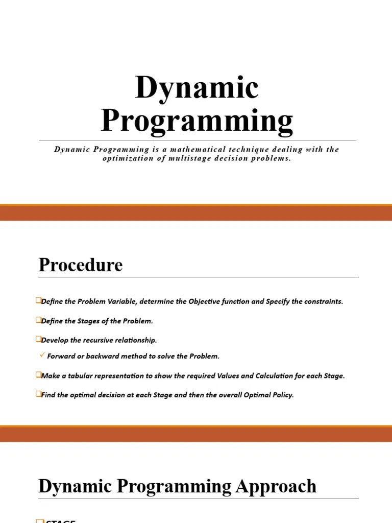 Dynamic Programming | Download Free PDF | Dynamic Programming ...