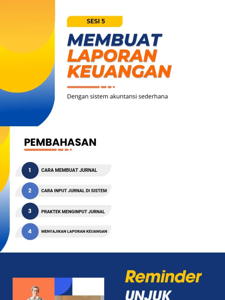 Sesi 5 Membuat Laporan Keuangan Dengan Microsoft Excel | PDF