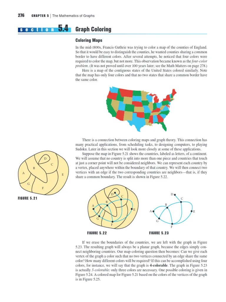Graph Coloring | Download Free PDF | Vertex (Graph Theory) | Graph Theory